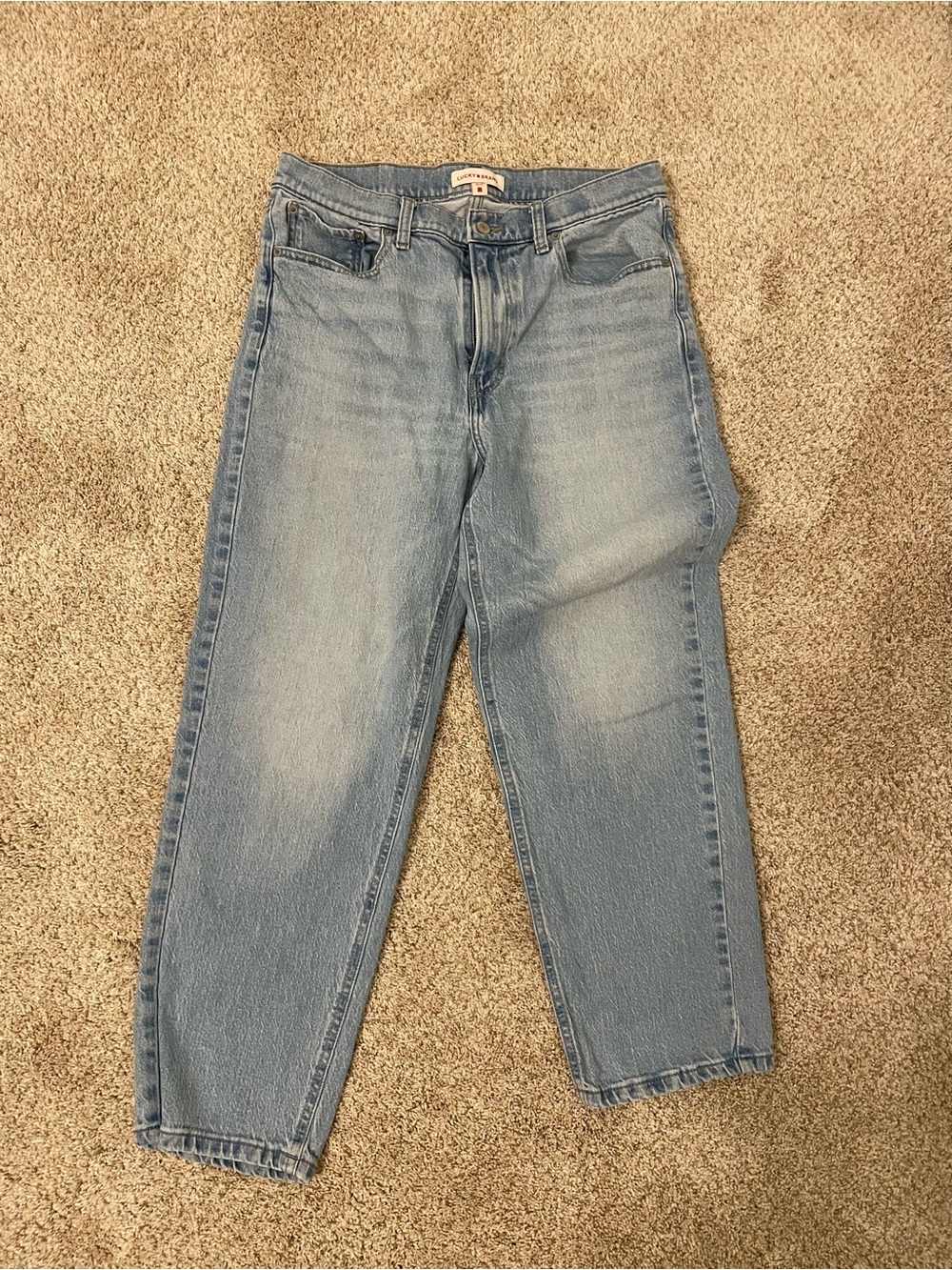 Lucky Brand Light Wash Boyfriend Jeans